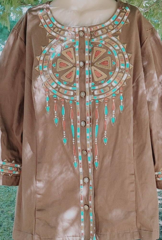 Bob Mackie Wearable Art Jacket - image 2